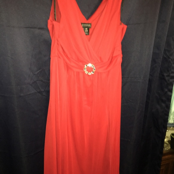 ENFOCUS PETITE DRESS RED SIZE 14 P SLEEVELESS - Picture 3 of 6